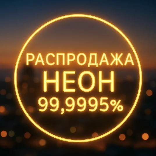Неон со скидкой до 15%! Распродажа складских остатков Неон со скидкой до 15%! Распродажа складских остатков