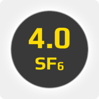 Элегаз (SF6) 4.0 (99,99%) в баллоне  40л, наполнение 50кг., соединение G3/4 (DIN9) ТУ 6-02-1249-83