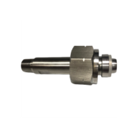 Штуцер баллонный нержавеющий  NPT 1/4 - DIN 1 (W21,8x1/14''LH) / Cylinder Connector, SS316L, NPT 1/4 - DIN 1